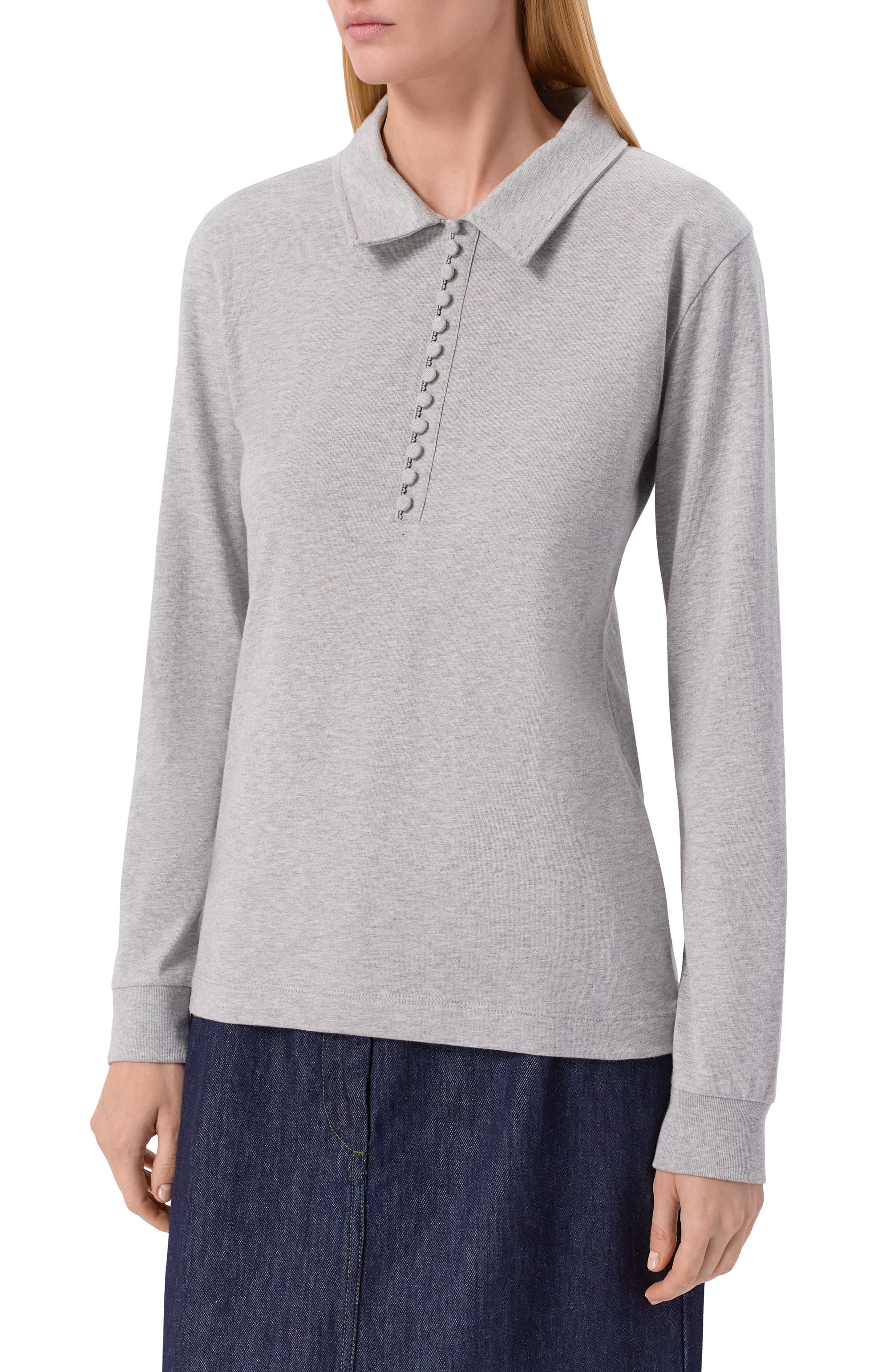 Хлопковое поло DRIES VAN NOTEN, арт. 011115-2603-813, фото 3