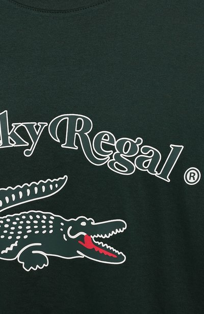 Хлопковая футболка lacoste x ricky regal LACOSTE, арт. TH1745, фото 5