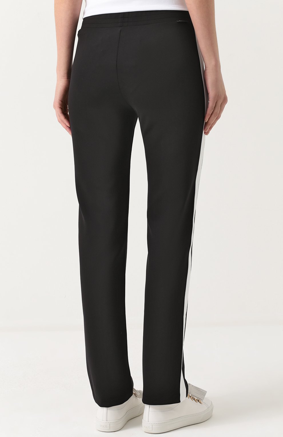 Брюки прямого кроя с лампасами MONCLER, арт. C1-093-87727-00-8299Y, фото 4