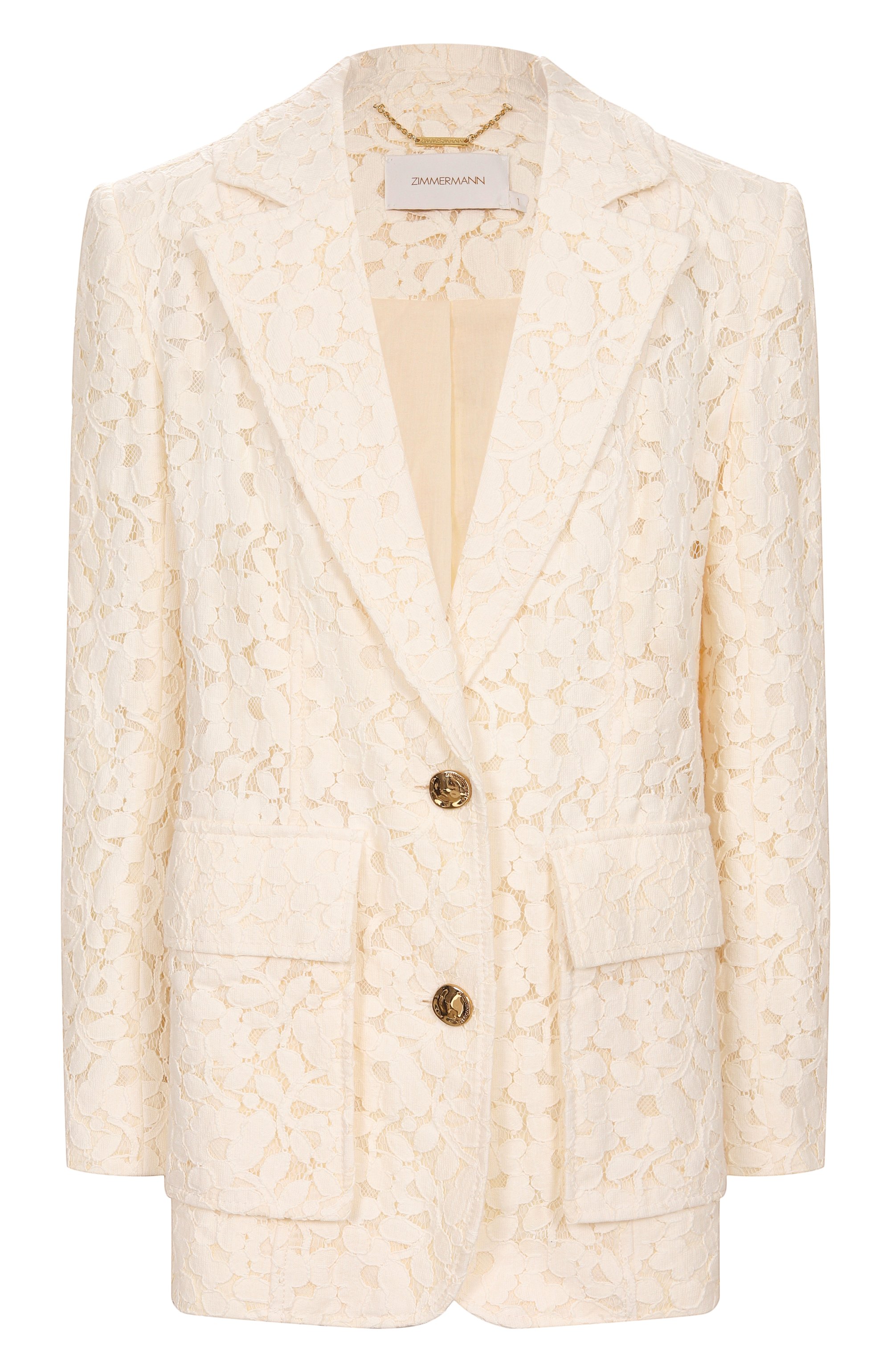 Хлопковый жакет ZIMMERMANN, арт. 3002JS251, фото 1