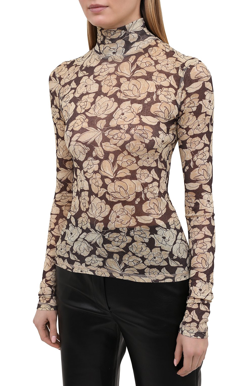 Водолазка NANUSHKA, арт. HARRI_P0RCELAIN R0SE_RECYCLED MESH JERSEY, фото 3