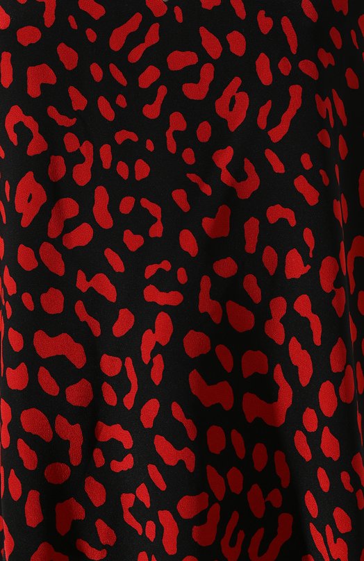 Шелковый топ Alice + Olivia Красный, фото 5