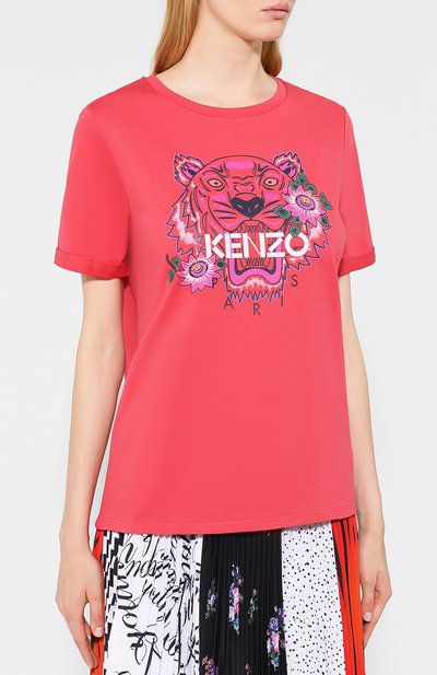 Хлопковая футболка KENZO, арт. F962TS8124Y0, фото 3