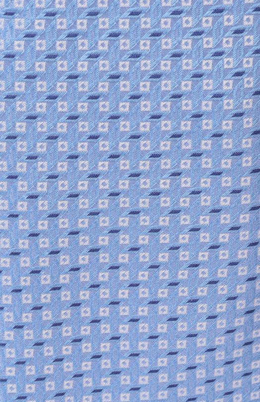 Шелковый галстук Canali 18/HJ04563 Голубой  18/HJ04563 Фото 4