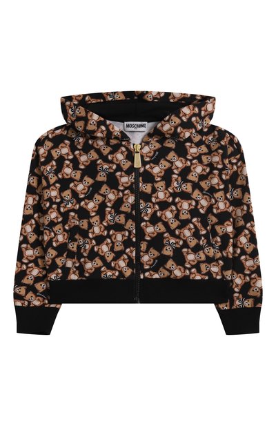 Хлопковый кардиган MOSCHINO, арт. HDF06F/LDB6C/4-8