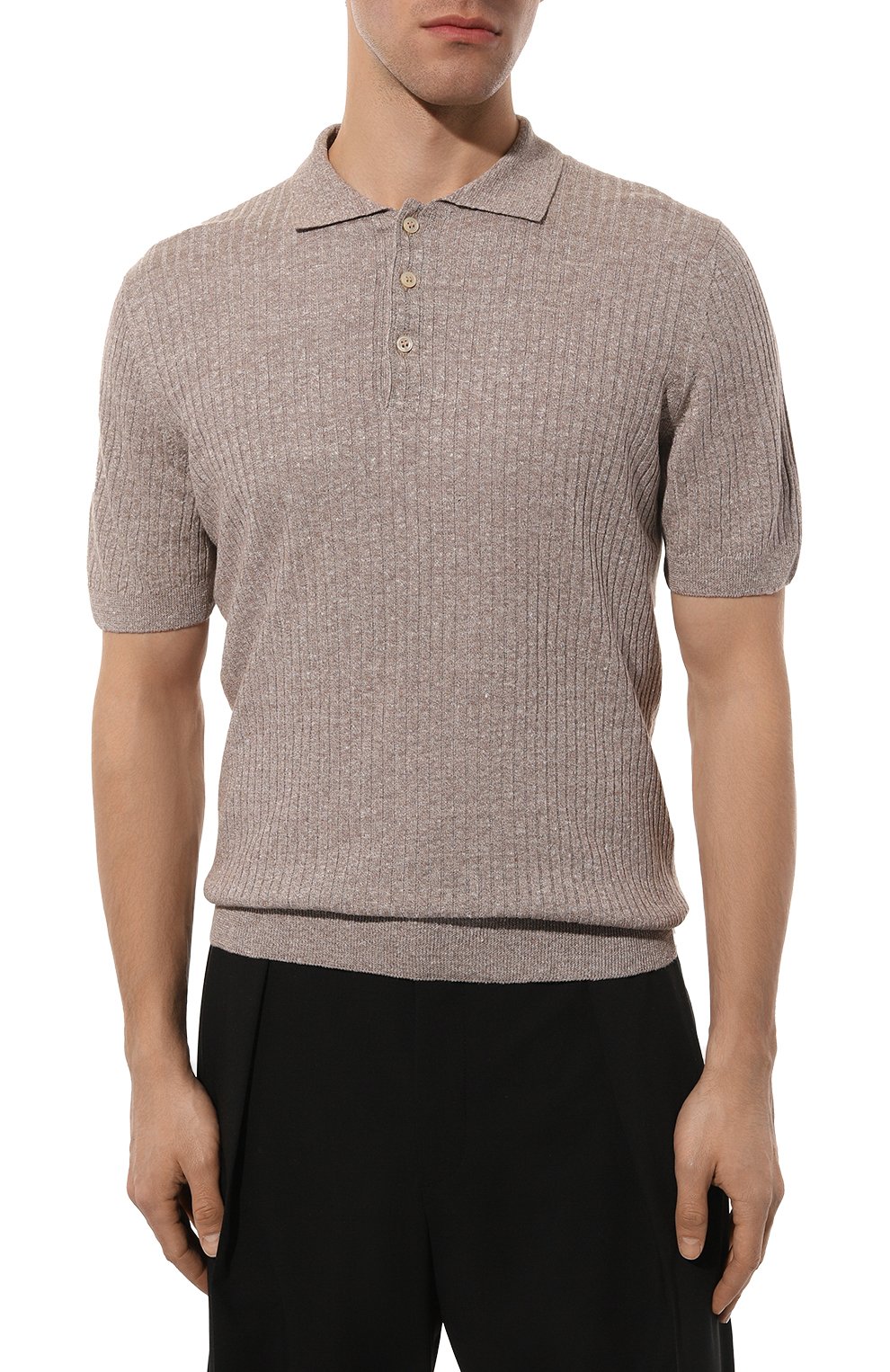 Поло изо льна и хлопка GRAN SASSO, арт. 57118/18641, фото 3