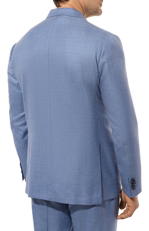 Костюм из шерсти и шелка Sartorio SG2200_SPN09/S0701905_1 Голубой  SG2200_SPN09/S0701905_1 Фото 5