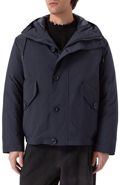 Пуховик C.P. COMPANY темно-синего цвета по цене 106000 руб., арт. 19CM0W197A110419A, фото 3 Пуховик C.P. COMPANY, арт. 19CM0W197A110419A, фото 3