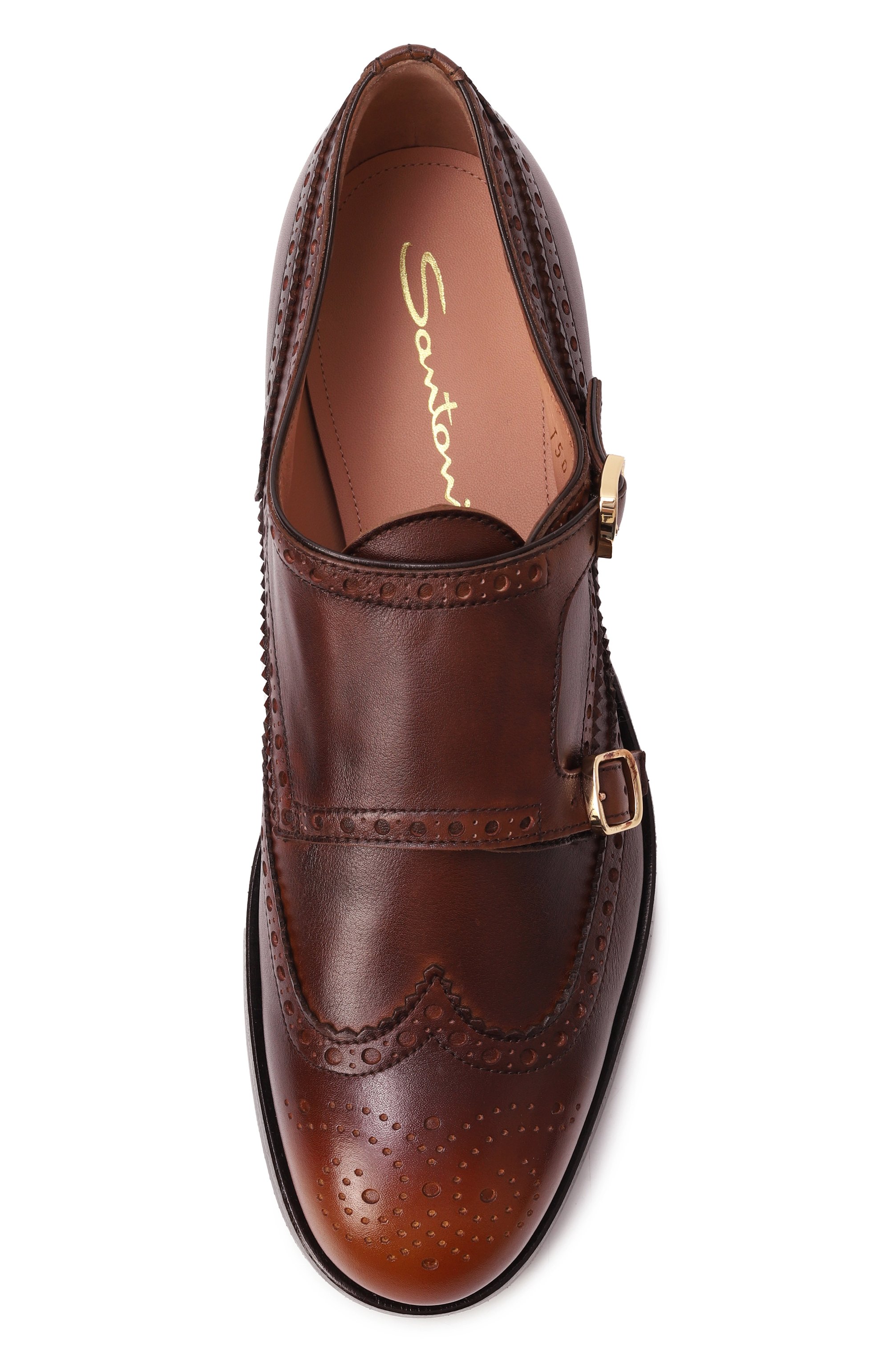 Кожаные монки SANTONI, арт. WUTG71800BJ2NWHM, фото 6