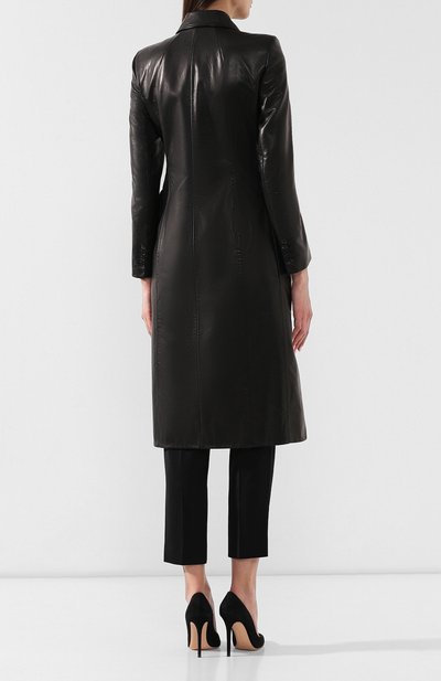 Двубортное пальто из кожи BALENCIAGA, арт. 571525/TDS05, фото 4