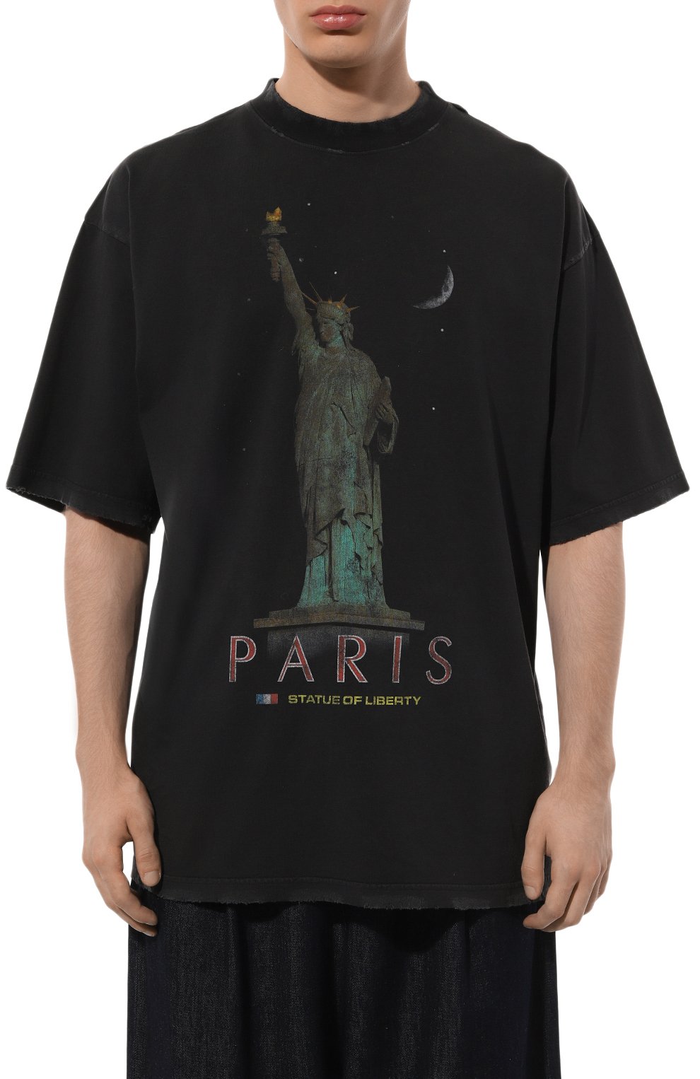 Хлопковая футболка BALENCIAGA, арт. 764235/TQVR9, фото 3