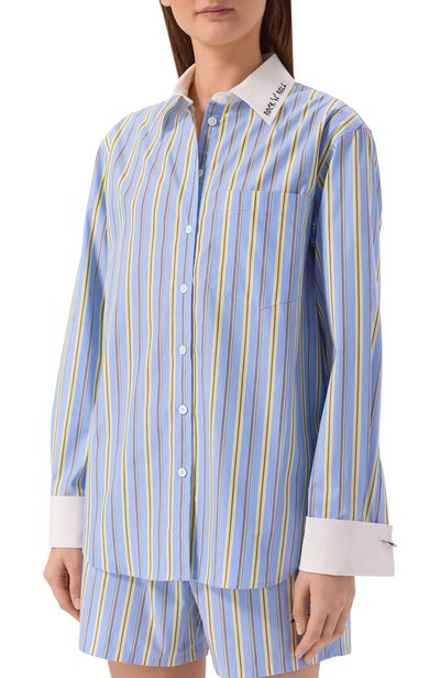 Хлопковая рубашка ZADIG AND VOLTAIRE, арт. WWSH02300, фото 3