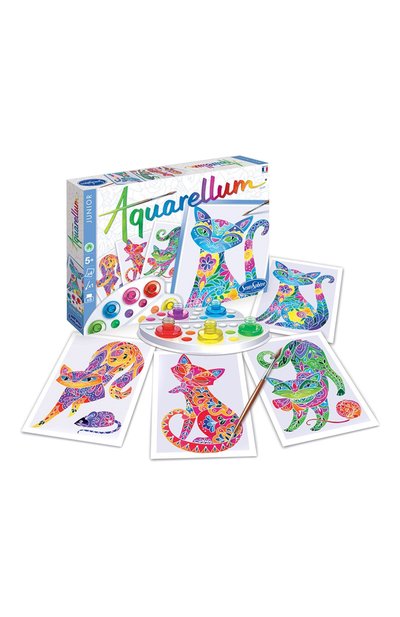 Акварельная раскраска коты SENTOSPHERE, арт. 6512