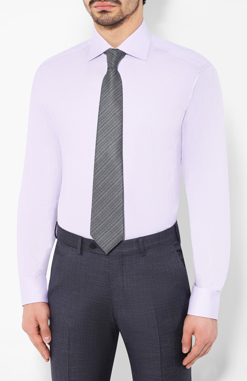 Хлопковая сорочка BRIONI, арт. RCLU0U/P907L, фото 4