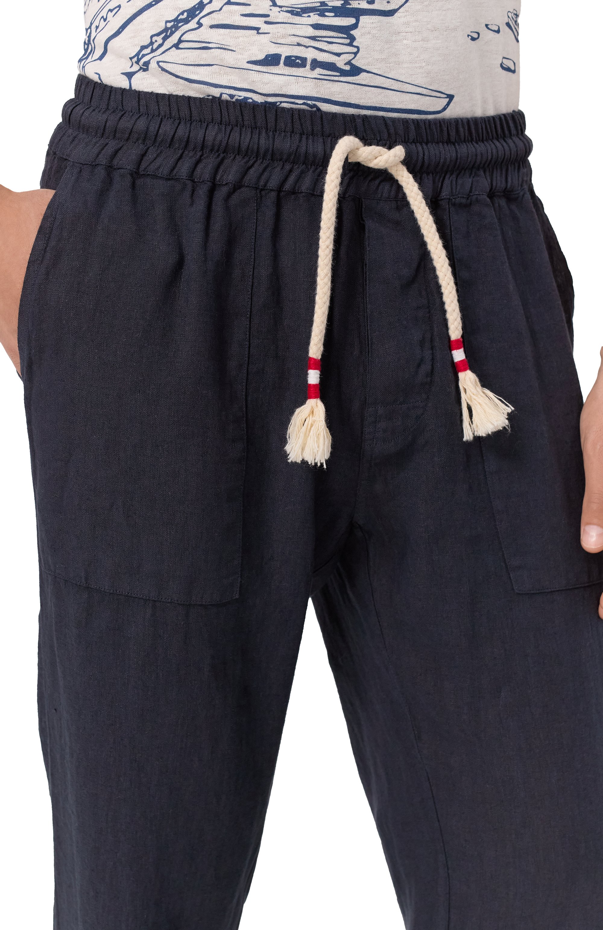 Льняные брюки MC2 SAINT BARTH, арт. STBM CALAIS/03145H, фото 5