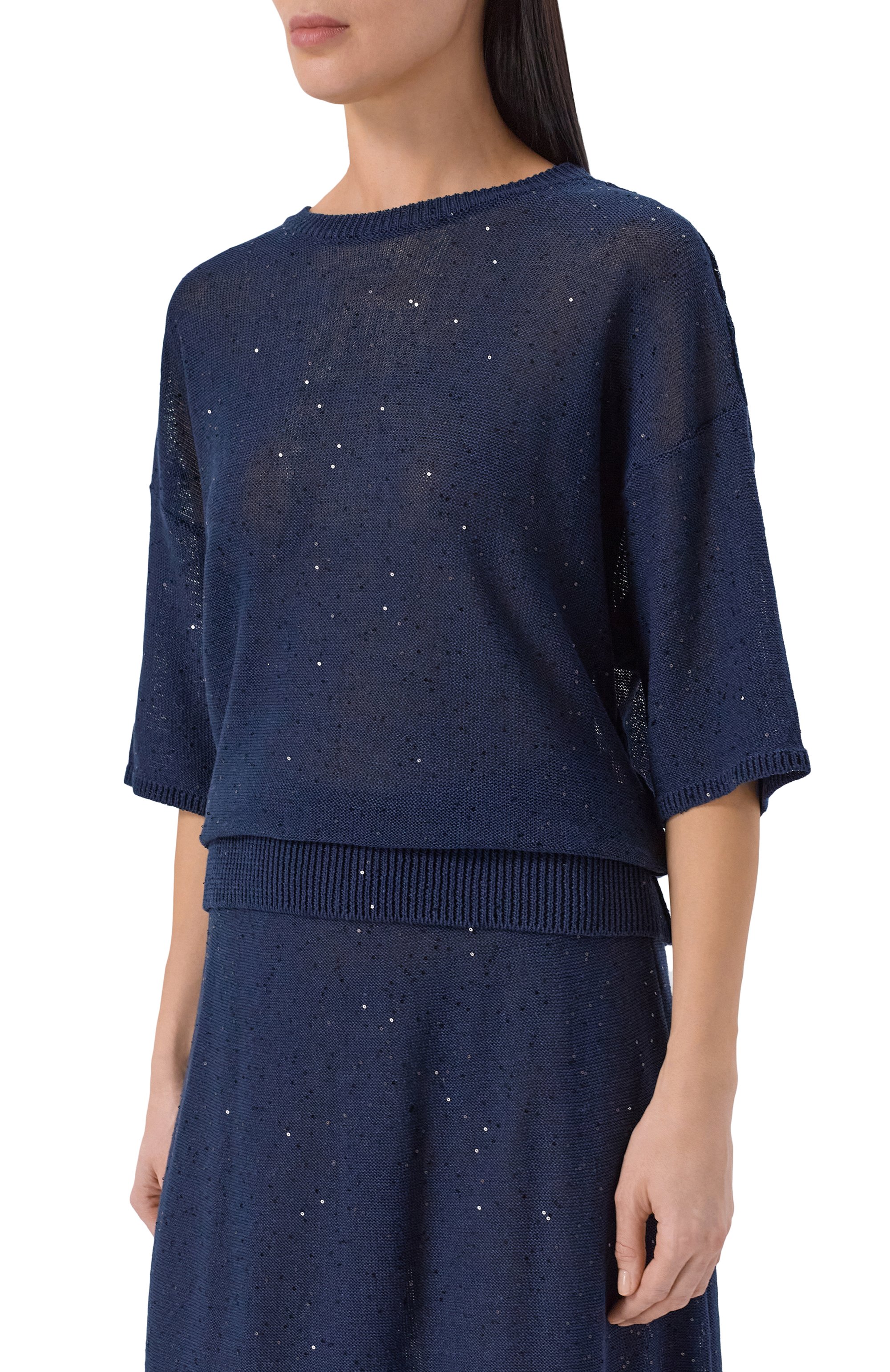 Пуловер изо льна и  хлопка ANTONELLI FIRENZE, арт. 41798Q/01625, фото 3