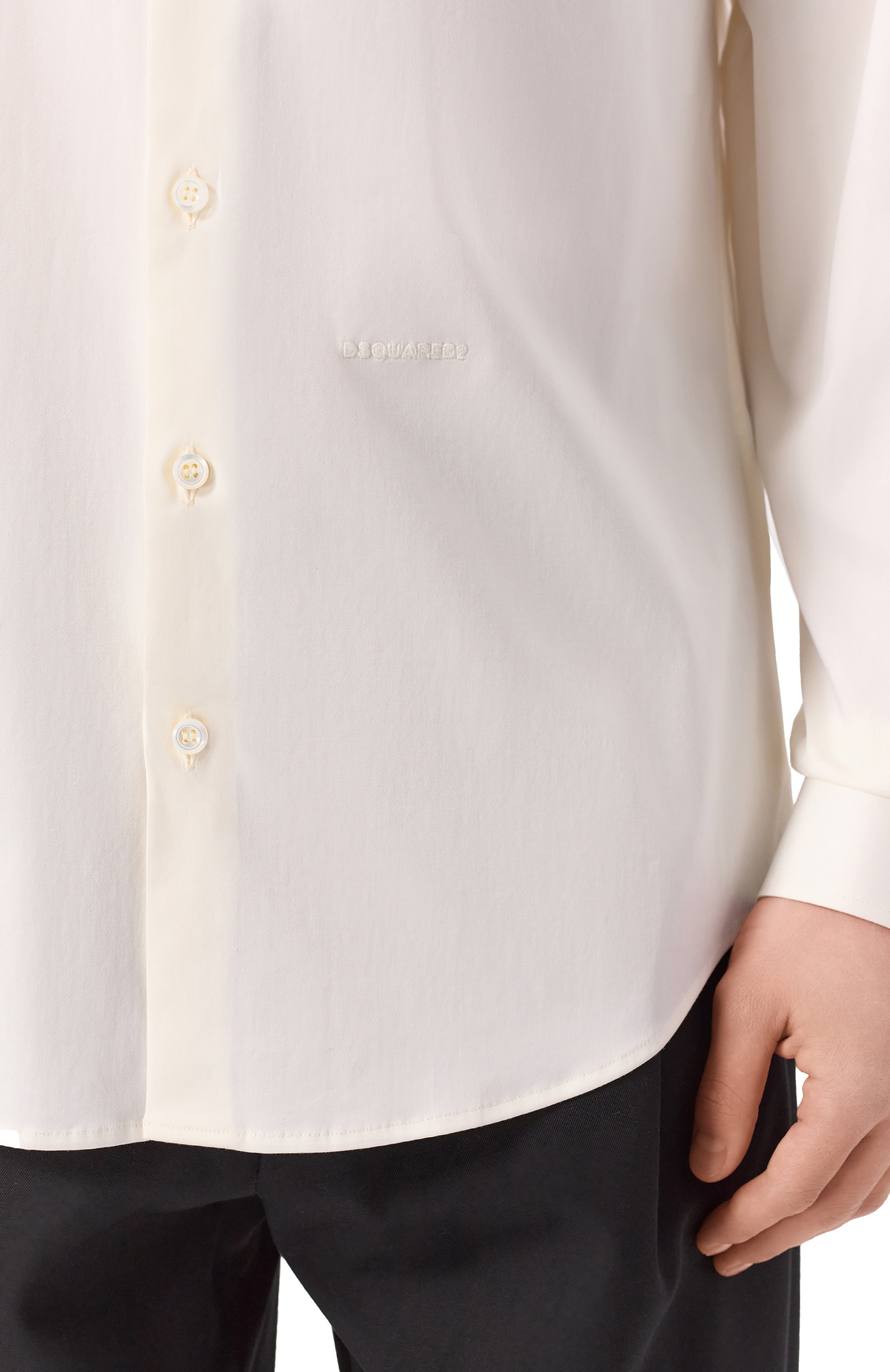 Хлопковая рубашка DSQUARED2, арт. S74DM0894/D35200, фото 5