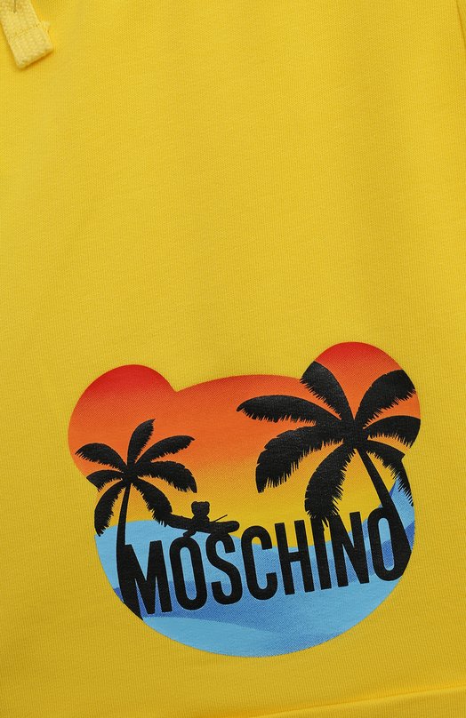 Хлопковые шорты Moschino Жёлтый, фото 3