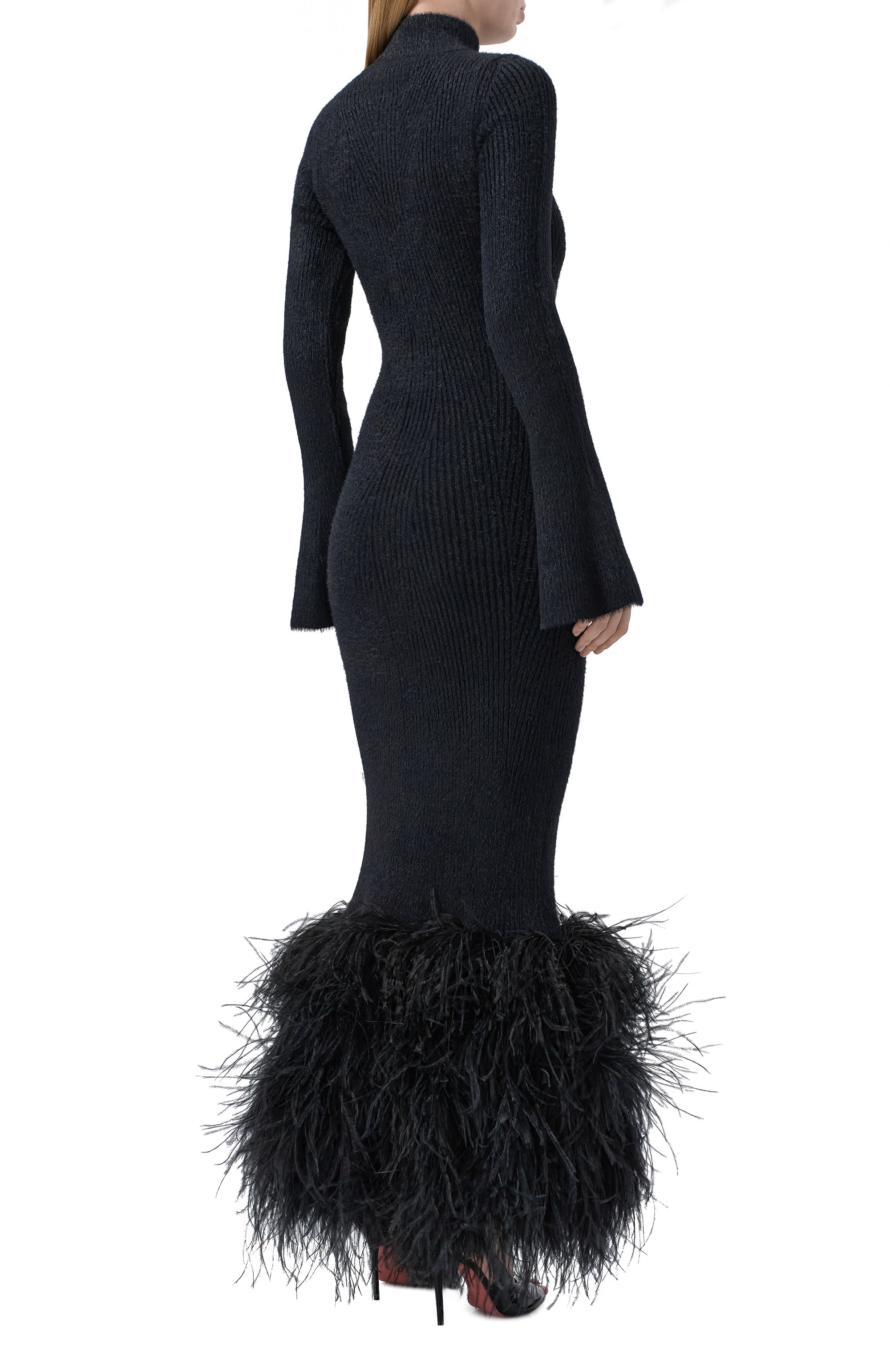 Платье с отделкой перьями LEFFERS, арт. 23.52.111.16.01, фото 3