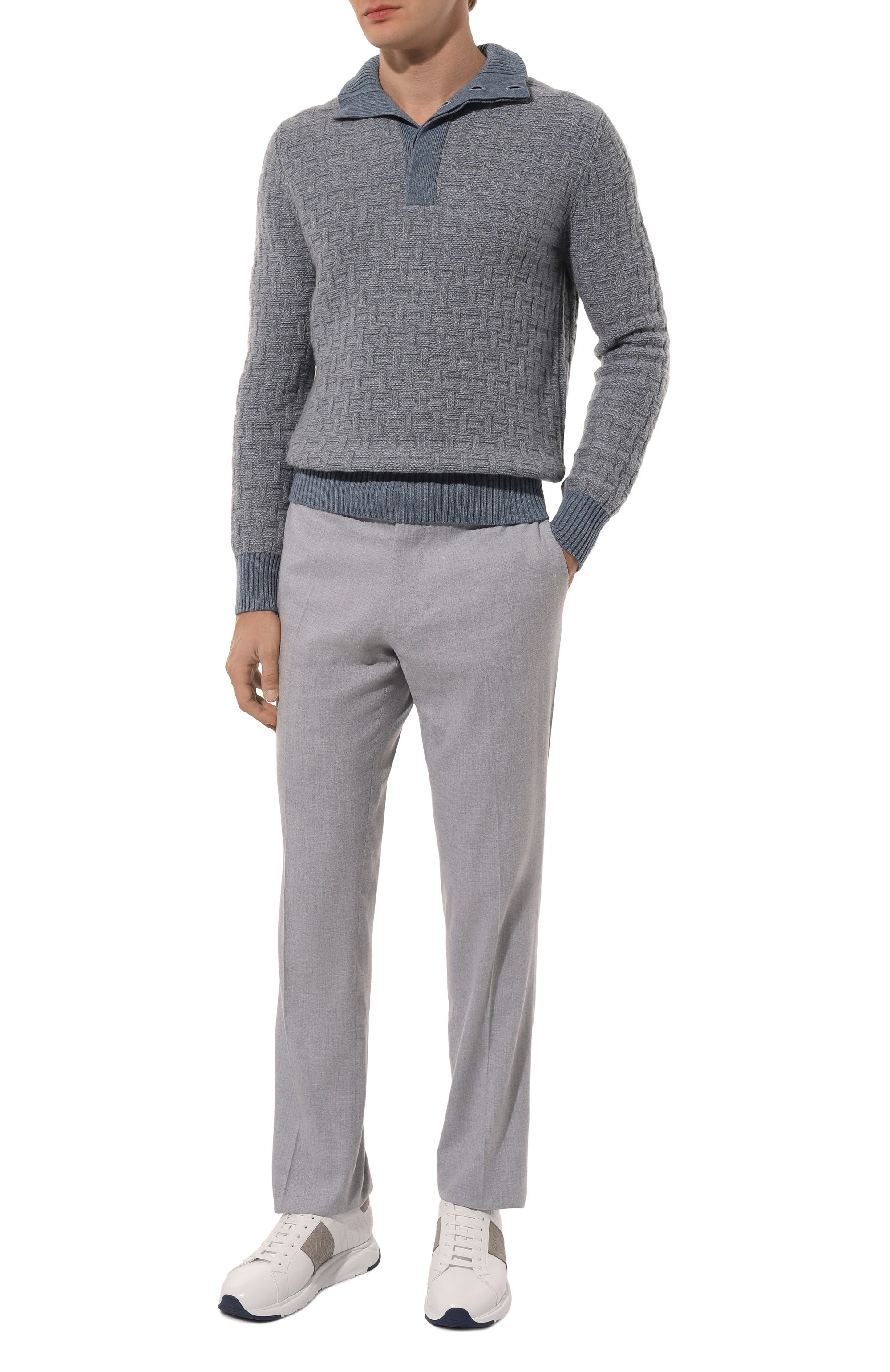 Кроссовки с отделкой из кожи каймана ZILLI, арт. H0094AM1020VSWR01, фото 2