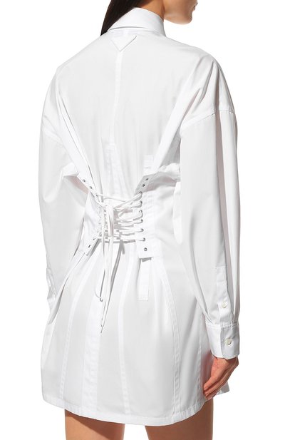 Хлопковое платье PRADA, арт. P3H11-1XV2-F0009-221, фото 4