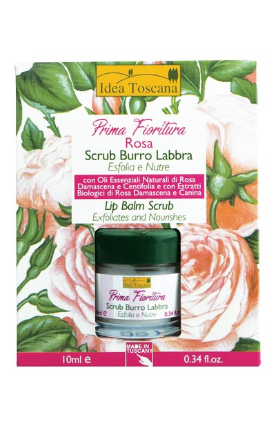 Бальзам-скраб для губ prima fioritura на основе экстракта лепестков розы (10ml) IDEA TOSCANA, арт. 430143, фото 2