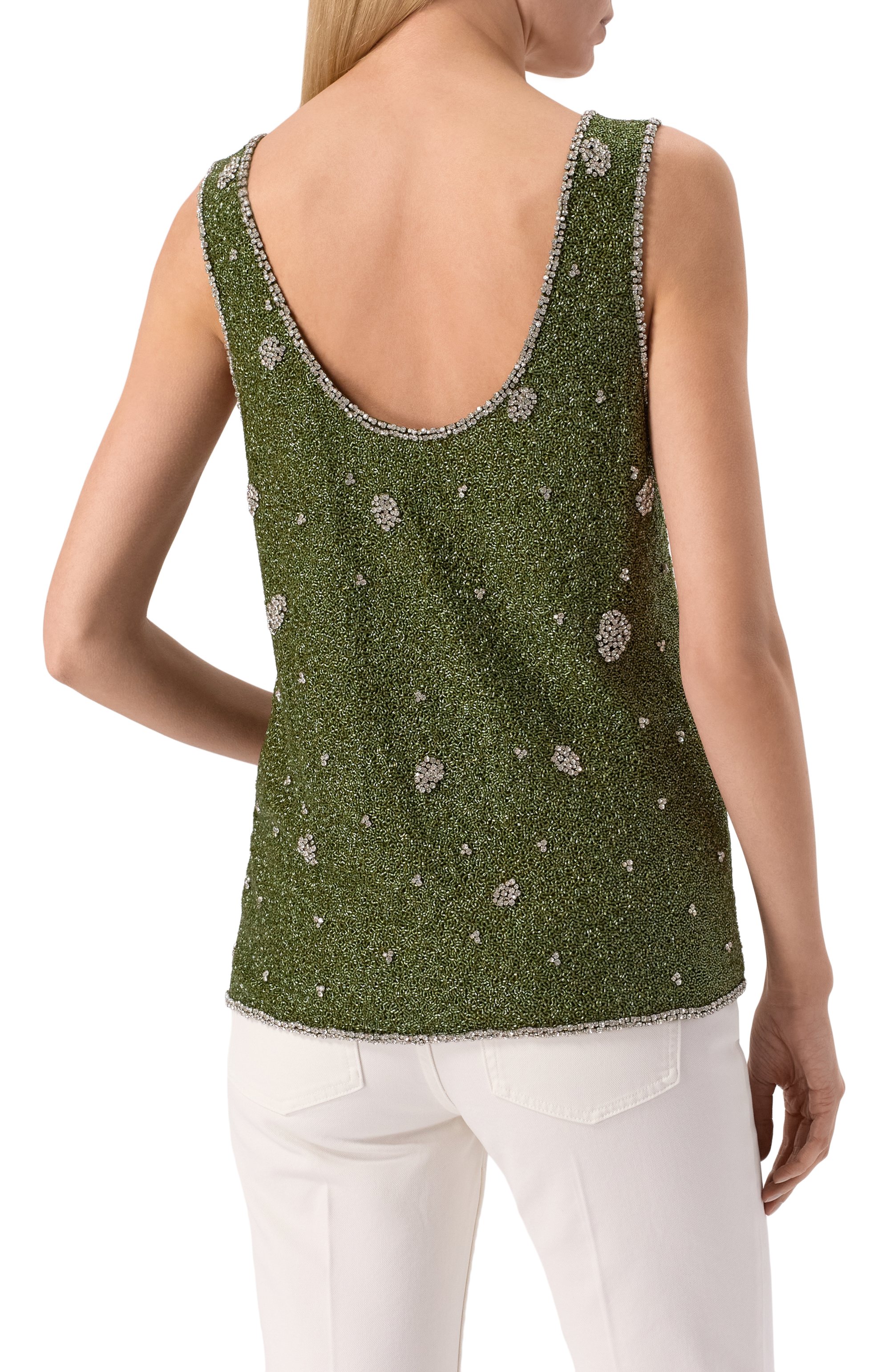 Топ с отделкой бисером GIUSEPPE DI MORABITO, арт. 04SST0190 04468, фото 4