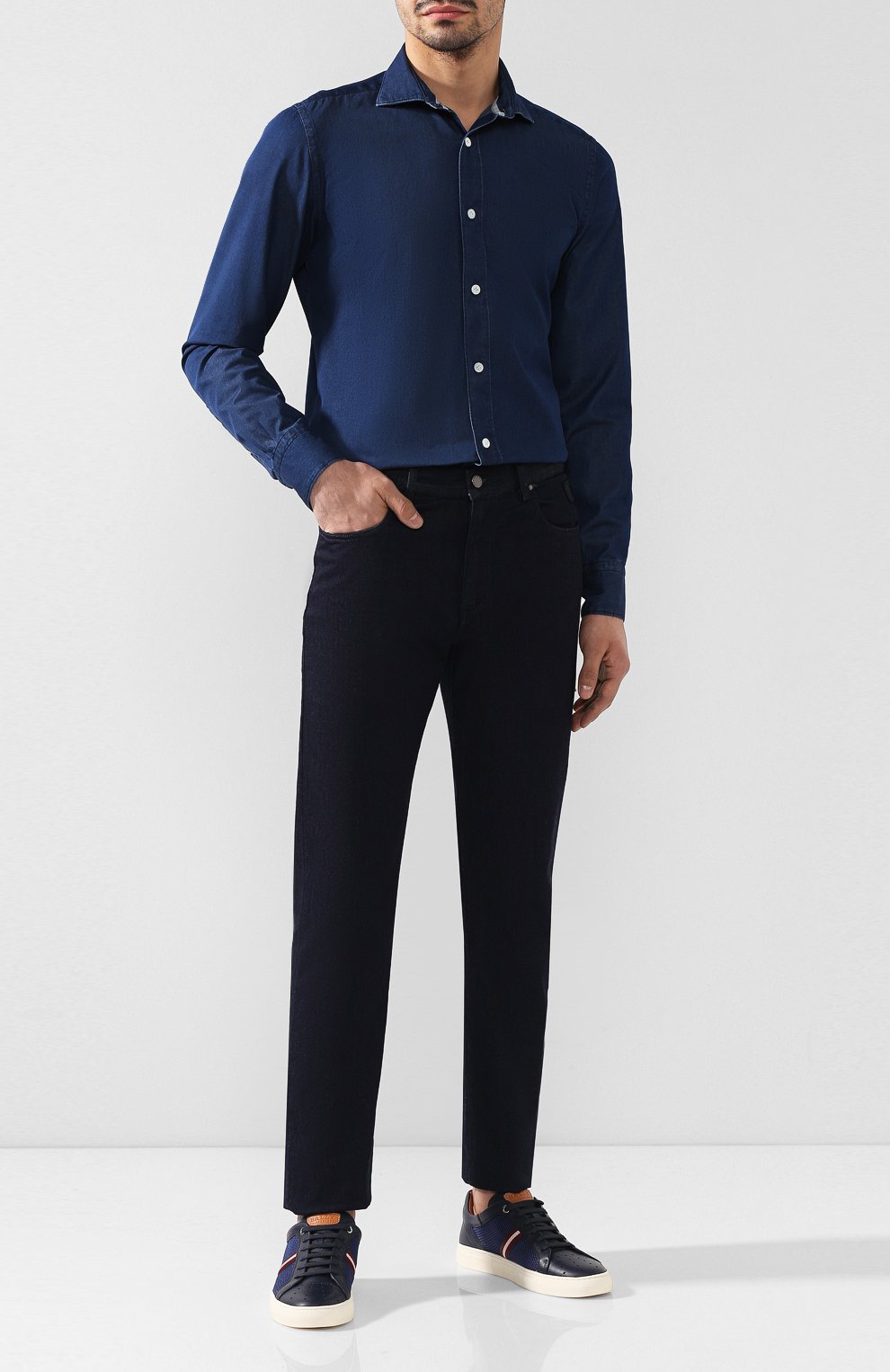 Хлопковая рубашка ELEVENTY PLATINUM, арт. 979CA0053 CAM24007, фото 2