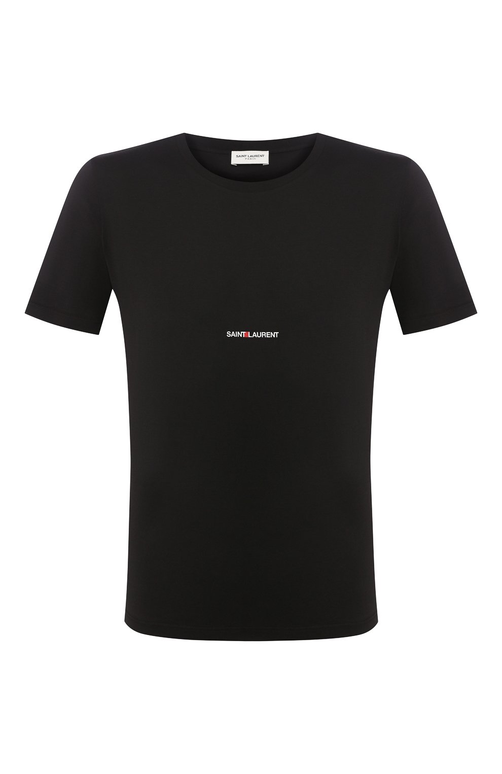 Хлопковая футболка с логотипом бренда SAINT LAURENT, арт. 464572/YB2DQ, фото 1