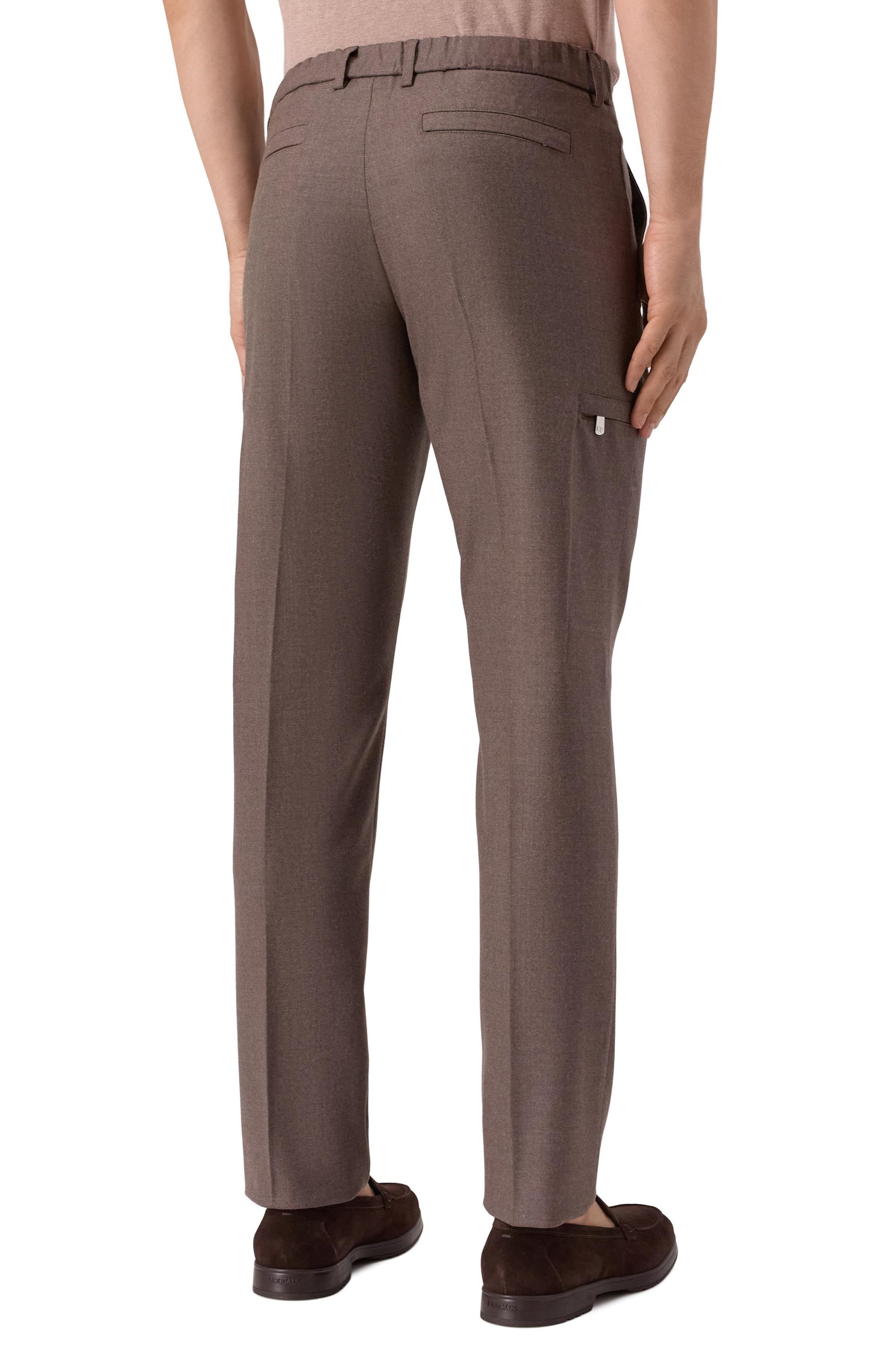 Шерстяные брюки MARCO PESCAROLO, арт. METIS/5215, фото 4