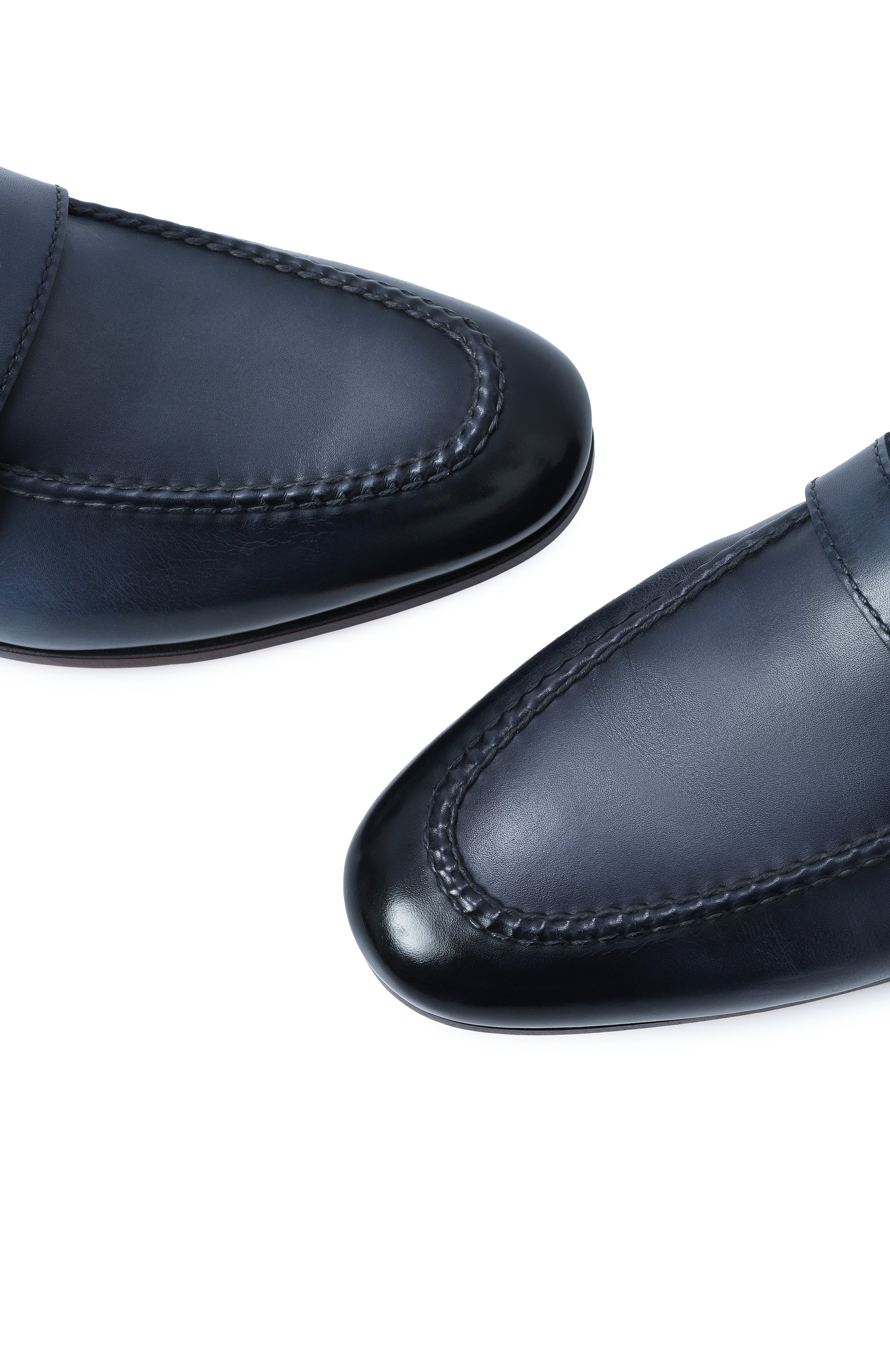 Кожаные лоферы carlos SANTONI, арт. MCNG18005SA4SLAS, фото 7