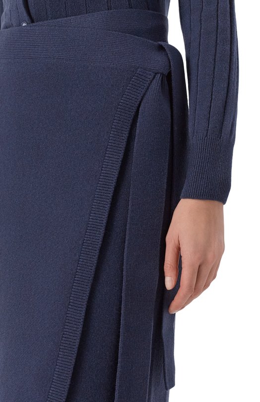 Юбка из шерсти и вискозы Gran Sasso 57244/12848 Синий  57244/12848 Фото 5