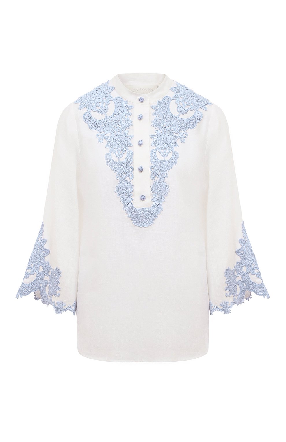 Льняная блузка ZIMMERMANN, арт. 7498TSS232, фо то 1