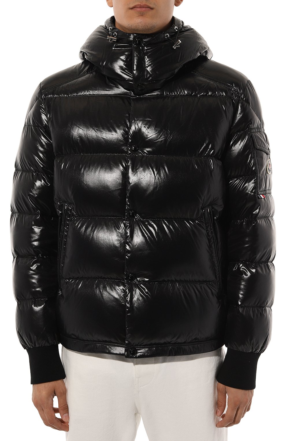 Пуховик maljasset MONCLER черного цвета по цене 208500 руб., арт. 1A000-06-5963V, фото 3 Пуховик maljasset MONCLER, арт. 1A000-06-5963V, фото 3