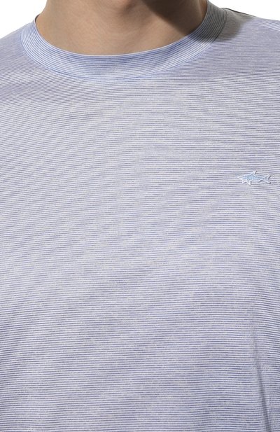 Футболка из хлопка и шелка PAUL&SHARK, арт. 22411076/FMH, фото 5