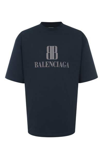Мужская хлопковая футболка BALENCIAGA, арт. 764235/TSVU4