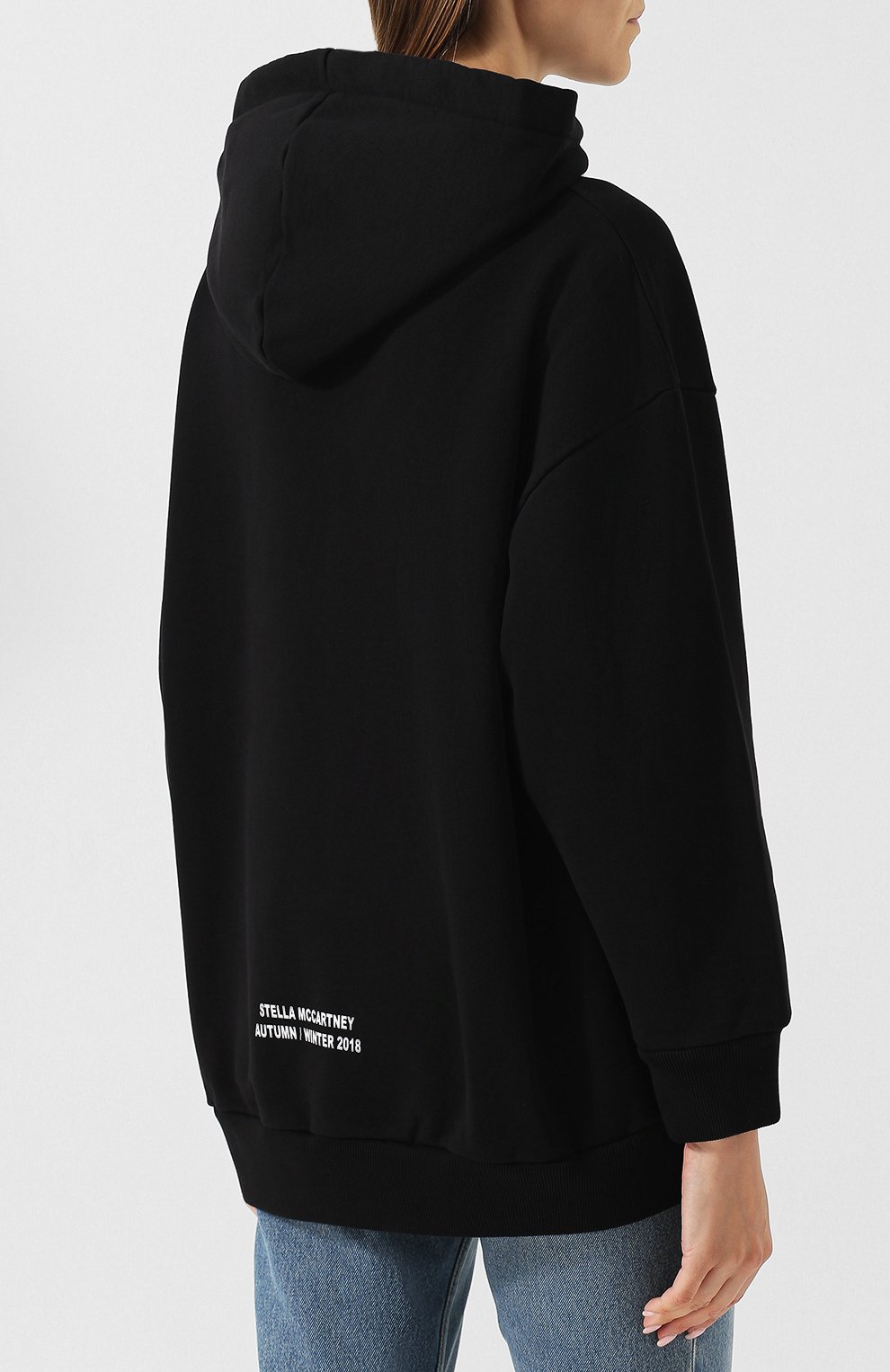 Хлопковый пуловер с капюшоном и принтом STELLA MCCARTNEY, арт. 515813/SLW80, фото 4