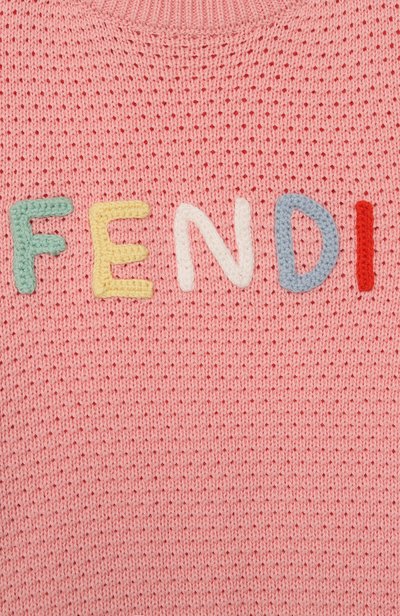 Хлопковый свитер FENDI, арт. JUG212/AVWW, фото 3