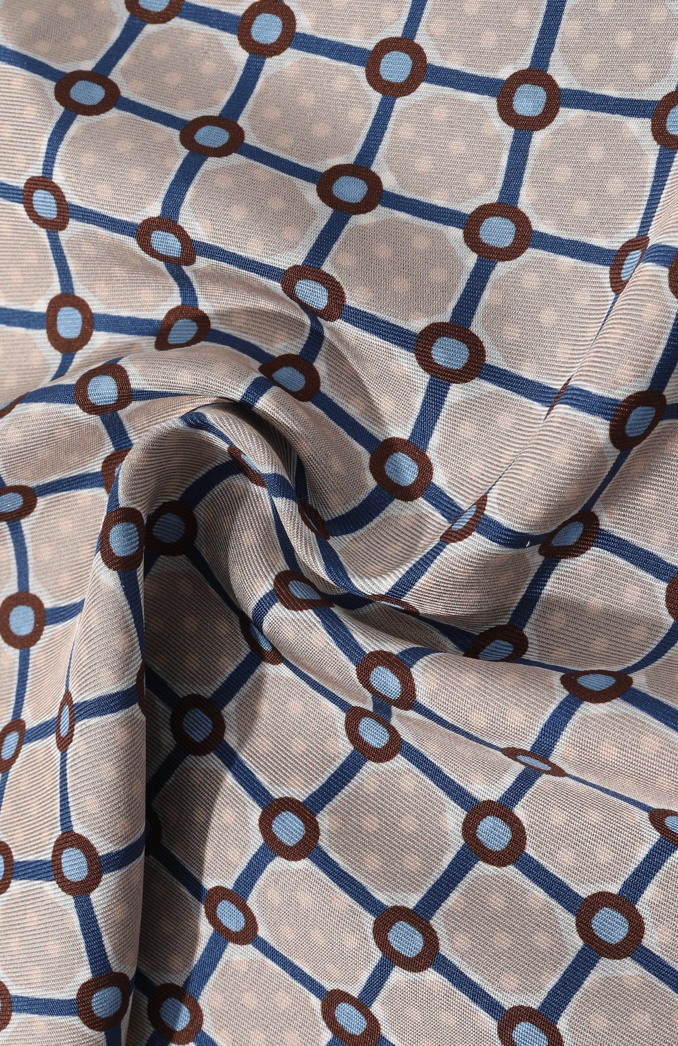 Шелковый платок ALTEA серого цвета по цене 6705 руб., арт. 2358438, фото 2 Шелковый платок ALTEA, арт. 2358438, фото 2