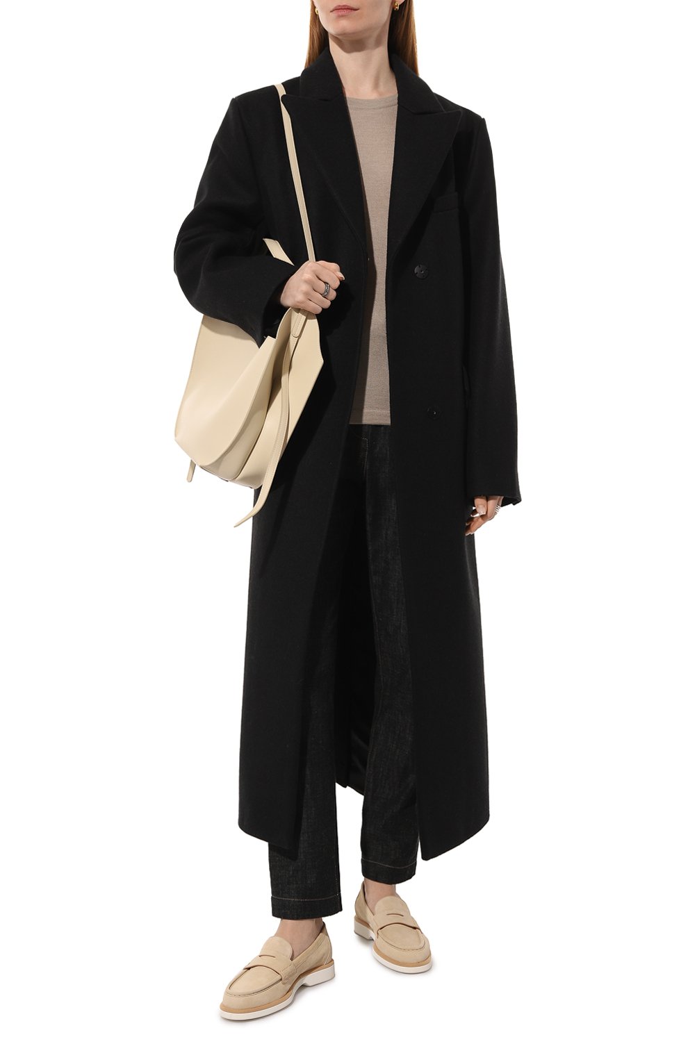 Замшевые пенни-лоферы SANTONI, арт. WUQY59818BIASLH0M35, фото 2