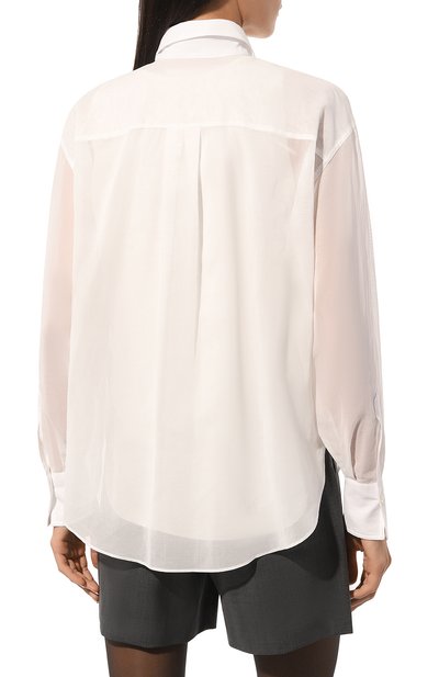 Хлопковая блузка BRUNELLO CUCINELLI, арт. MH911NP116, фото 4