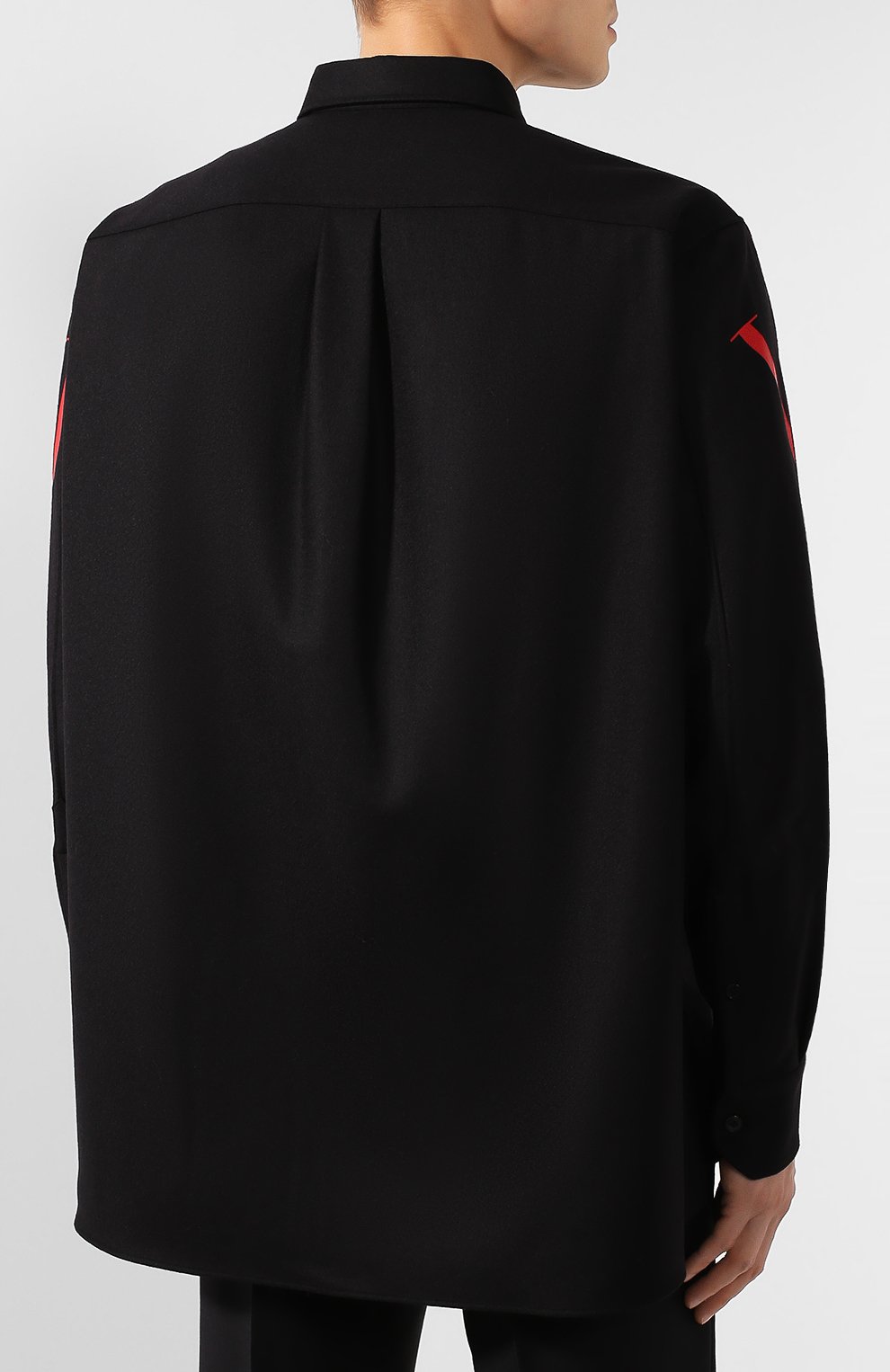 Шерстяная рубашка VALENTINO, арт. SV0ABD005M9, фото 4