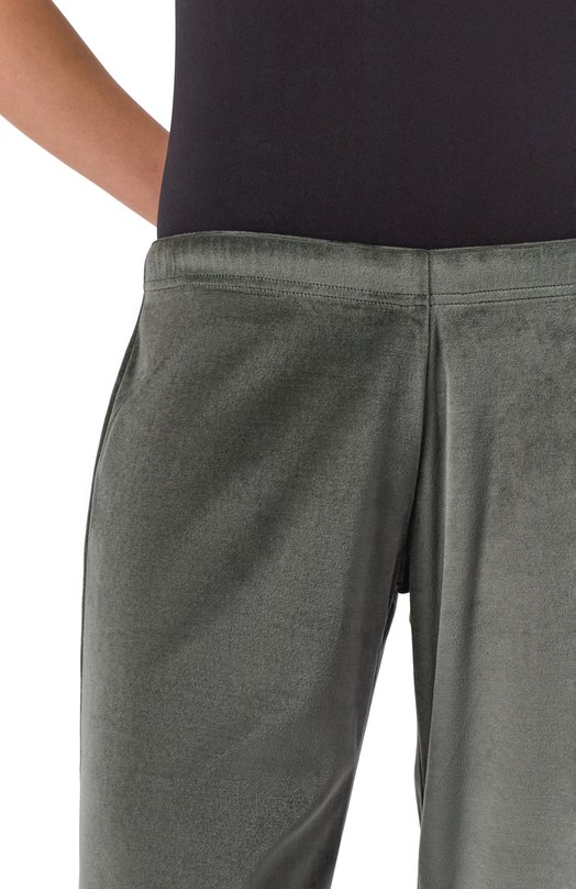 Бархатные брюки Balenciaga 836139/TM026 Хаки  836139/TM026 Фото 5