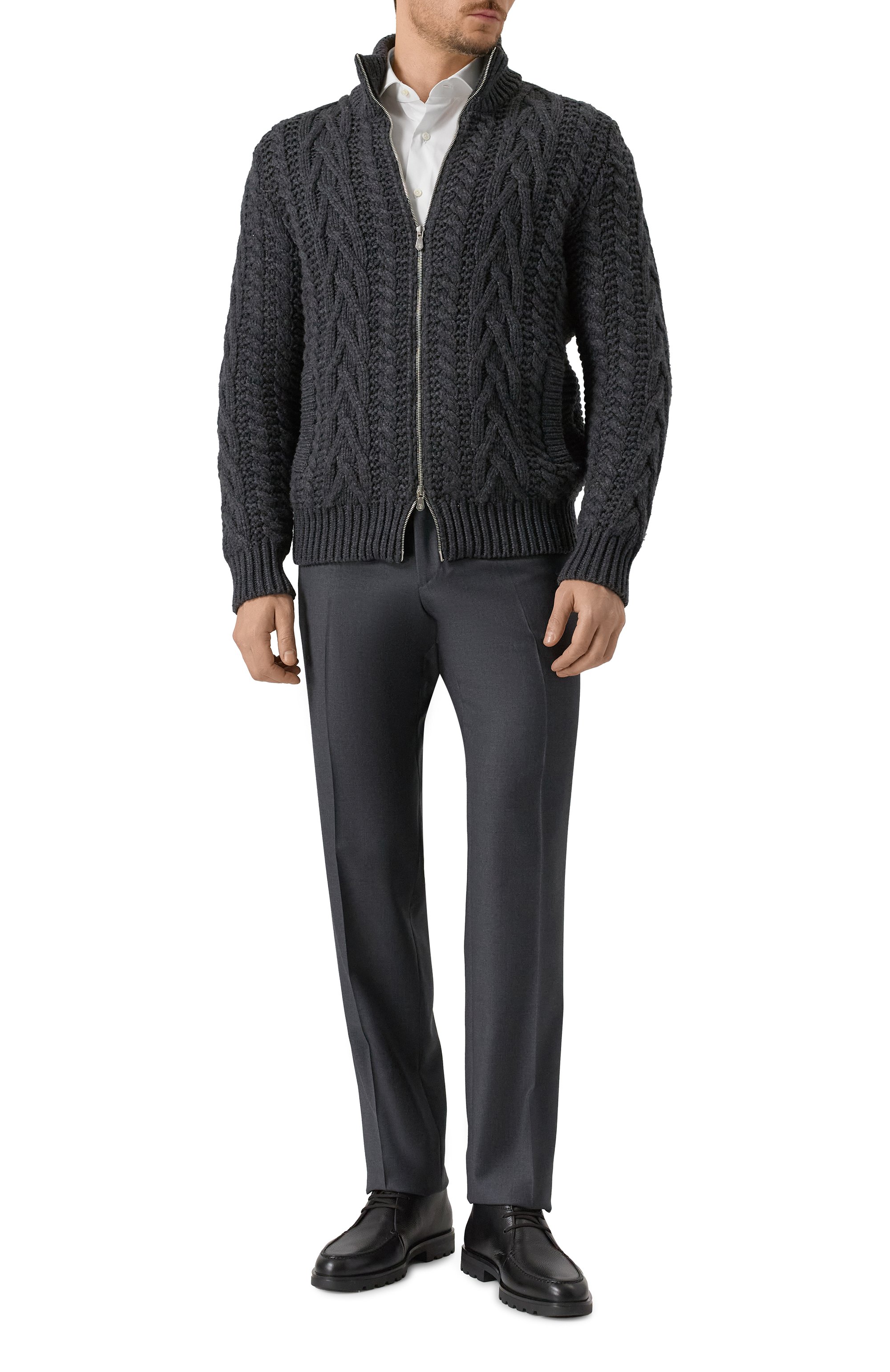 Кожаные дезерты detroit SANTONI, арт. MGDG18609NE0GHAS, фото 2