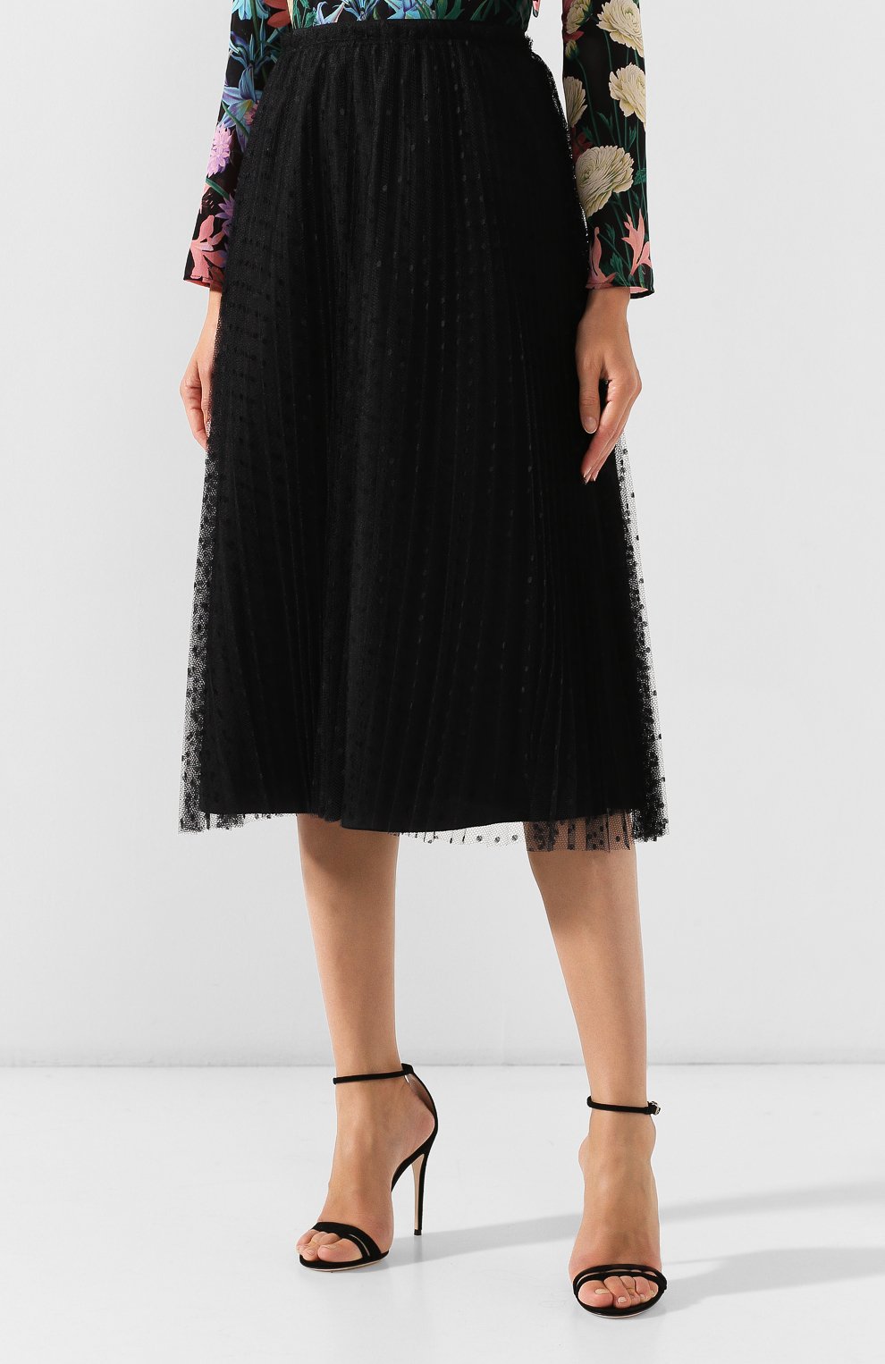 Юбка REDVALENTINO черного цвета по цене 52950 руб., арт. SR3RAC20/428, фото 3 Юбка REDVALENTINO, арт. SR3RAC20/428, фото 3