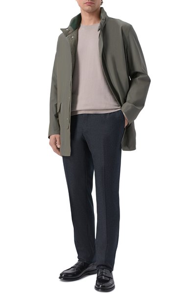 Шерстяные брюки CORNELIANI темно-серого цвета по цене 56450 руб., арт. 285B01/2A18111, фото 2 Шерстяные брюки CORNELIANI, арт. 285B01/2A18111, фото 2