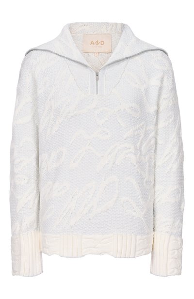 Женский свитер из хлопка и вискозы AND THE BRAND, арт. S26-JM056-0704-104