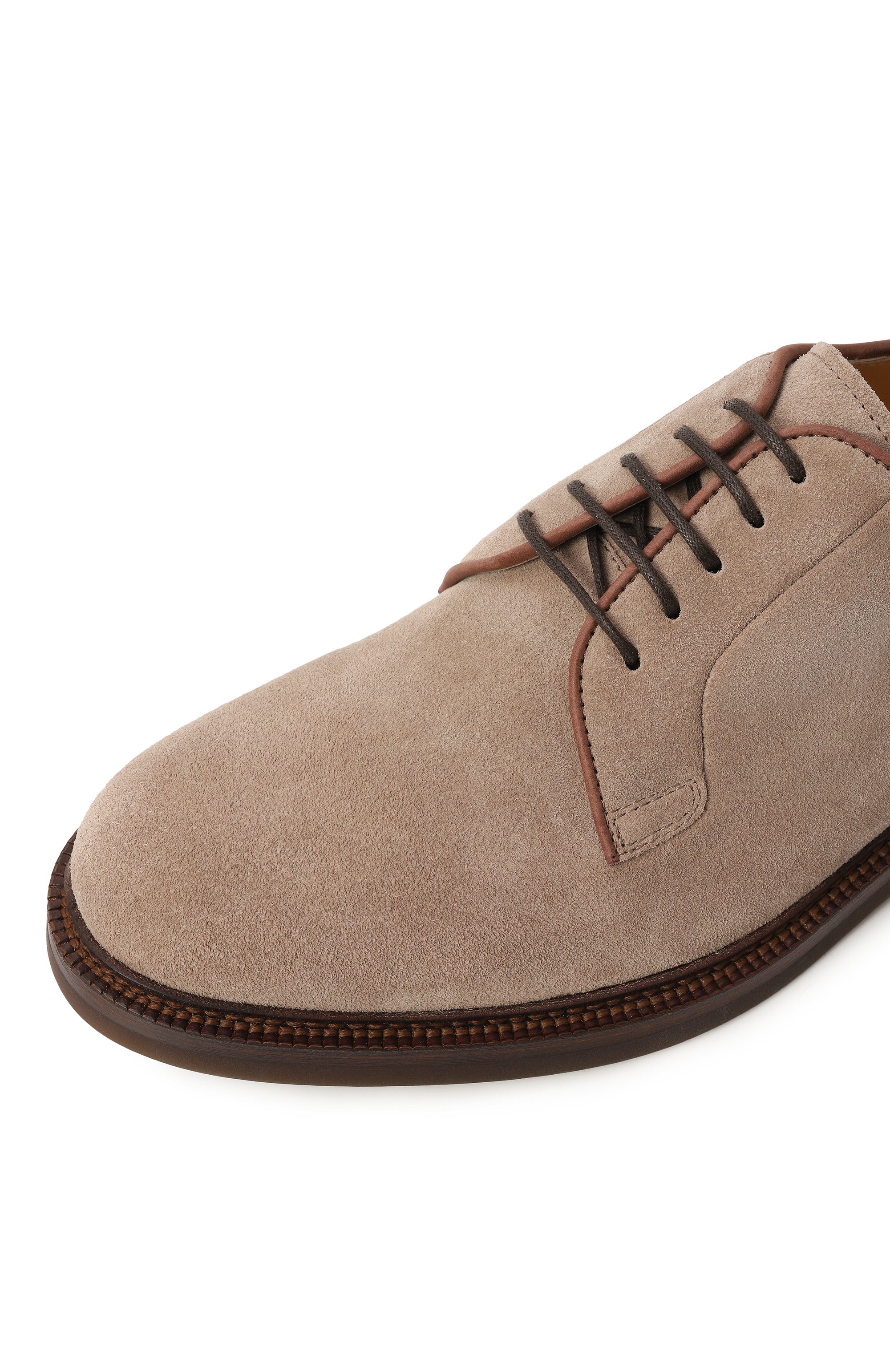 Замшевые дерби BRUNELLO CUCINELLI, арт. MZUPEAX810, фото 7