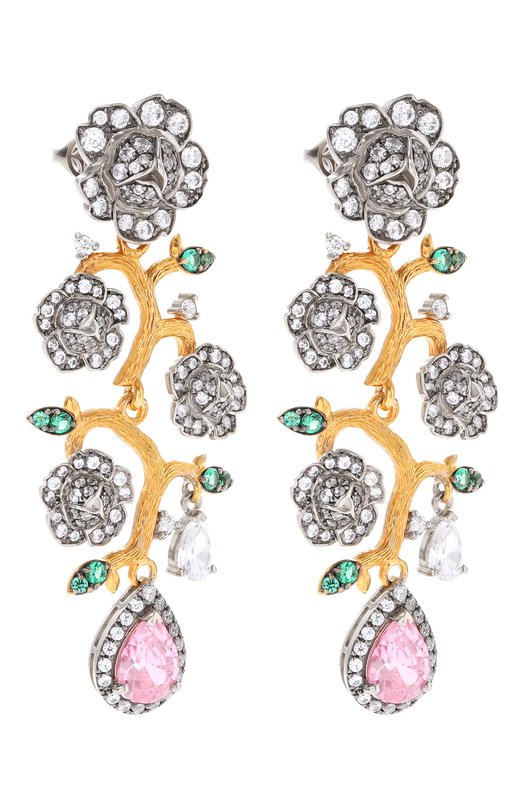 Серьги Queensbee 201431 Разноцветный  201431 Фото 3