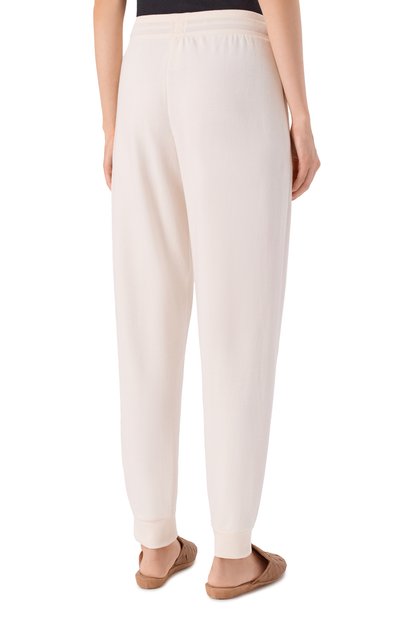 Джоггеры из хлопка и лиоцелла BOSS кремового цвета по цене 9560 руб., арт. 50524759, фото 4 Джоггеры из хлопка и лиоцелла BOSS, арт. 50524759, фото 4